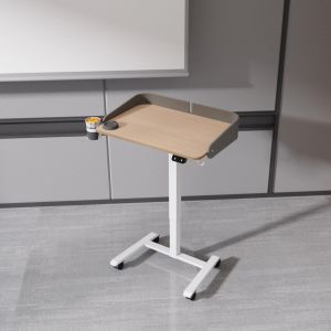  Rolling Standing Desk Powered By Battery Pack Middle Mounted Manufactures