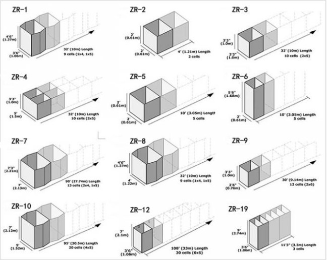 Hesco Explosion Proof Defensive Barriers Wall Filled With Sand For Blast Mitigation