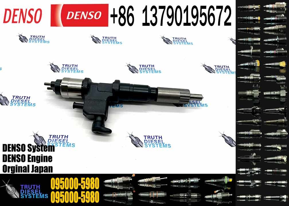 high quality diesel fuel injector 095000-5980 common rail fuel injection nozzle 8-97603099-1 for ISZU