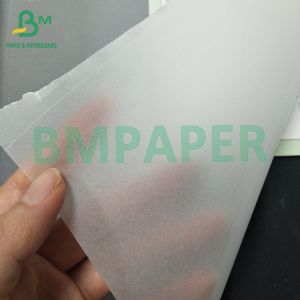 63gsm 24'' White Frosted Translucent Roll Paper For Tracing And Drawing