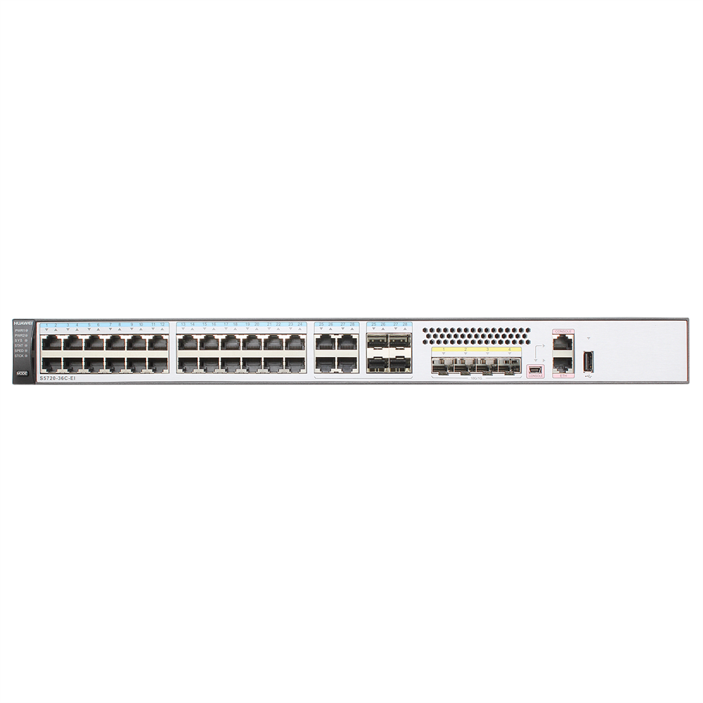 Used 5720-EI Series 28-Port 10/100/1000 Network Switch S5720-36C-EI-AC for Rack Mount