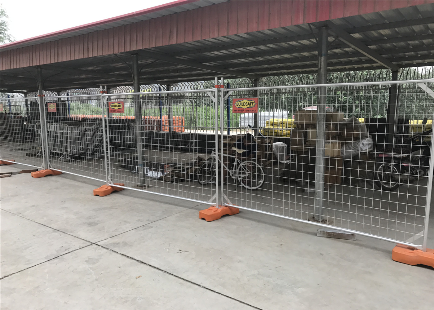 22Kg Rapid Mesh Temporary Fencing / Prefabricated Chain Link Fence Panels