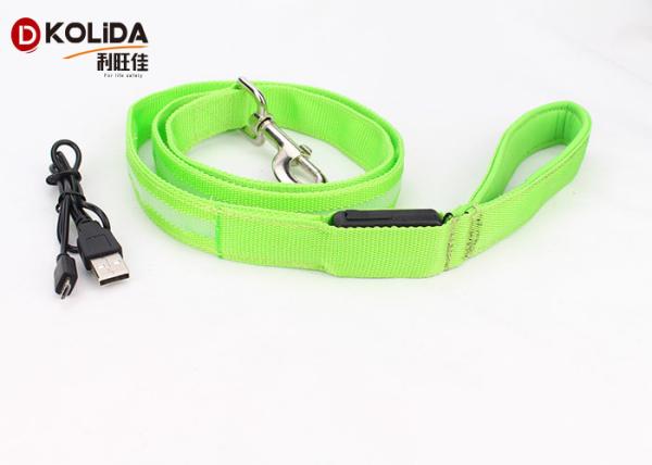 USB Rechargeable 47.2 Inch 120cm Led Light Dog Leash Night Safety Pet Leash Neon