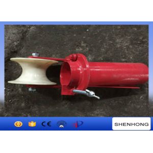 China Nylon Wheel Bell Mouth Roller  Wire Pulling Pulley For Pulling Cable on sale