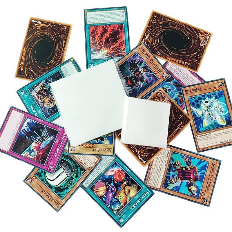 PP Environmental Clear Card Protector Sleeves 53x53mm Mini Square