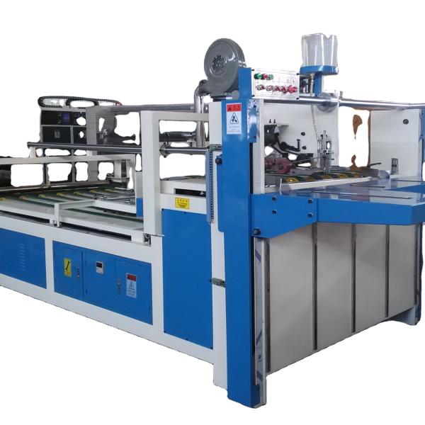 Electric Driven Semi-Automatic Corrugated Box Folder Gluer for Flexible
