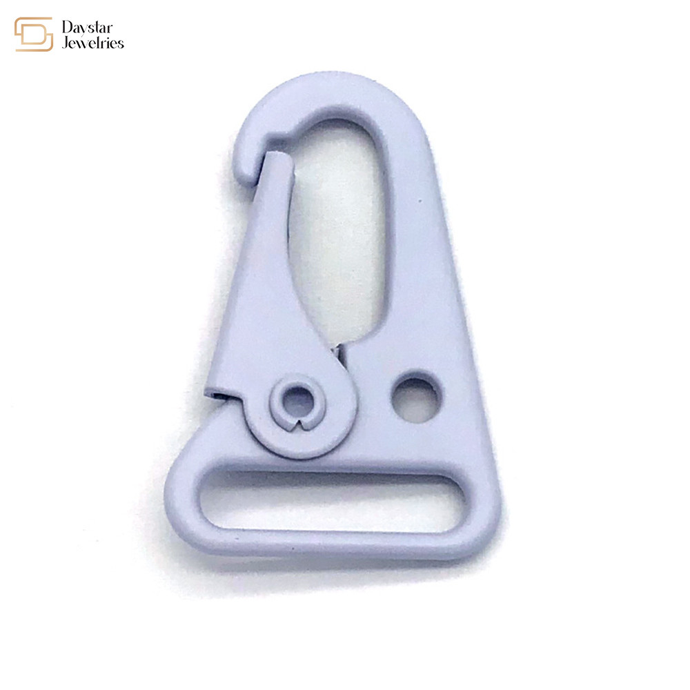 Metal Accessories Carabiner Webbing Buckle , Olecranon Hook Spring Gate Snap Buckles