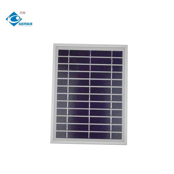 6V High Efficient Glass Solar Panel 5W Outdoor Solar Photovoltaic Panel Charger