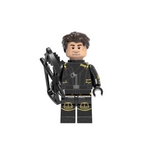 Compatible with legoinglys hawkeye spider man super hero mini figures building
