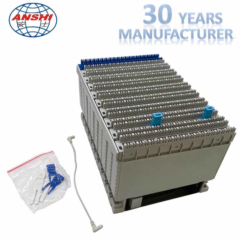 High Density MDF Main Distribution Frame Horizontal Type With 100 Pairs Capacity