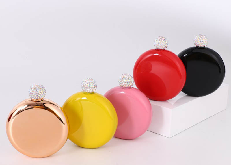 Customized Size / Color Cute Hip Flask Small Alcohol Flask Abrasion Resistance