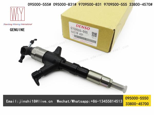 DENSO GENUINE AND BRAND NEW DIESEL FUEL INJECTOR 095000-5550, 33800-45700,