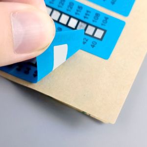Customized Temperature Measuring Irreversible High Temperature Sensitive Labels
