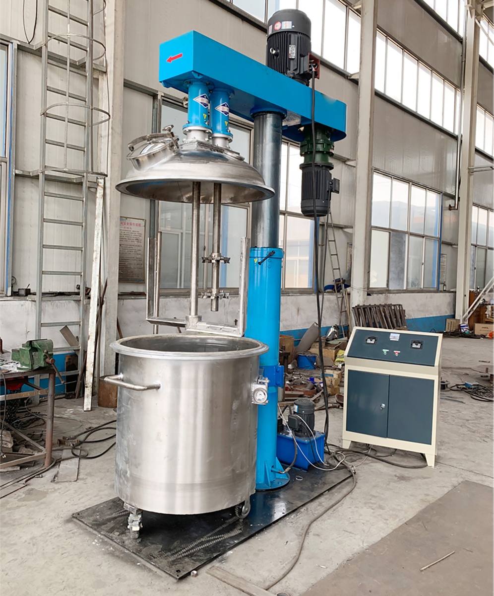 500L Barrel Volume Double Shaft High Speed Agitator Mixer for Chemical Processing