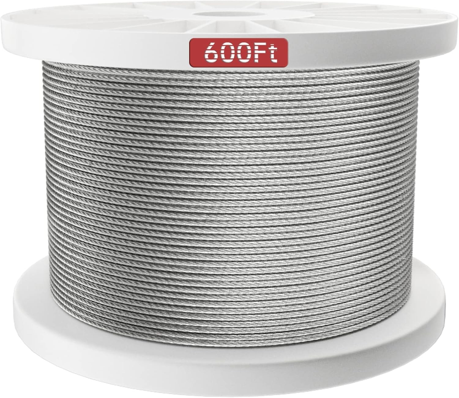 High Strength 1/8" Aircraft Cable 500FT 1x19 7x7 7x19 T316 Steel Wire Rope