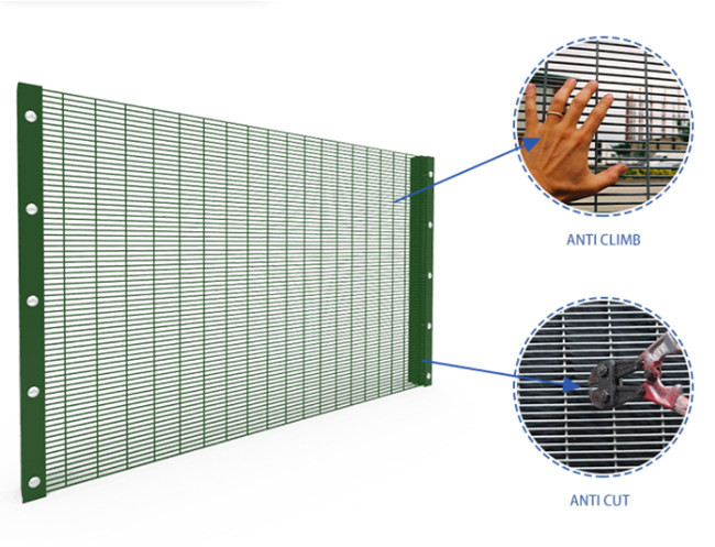 Powder Coating Anti Shear Anti Climb Mesh Fence Prison Security