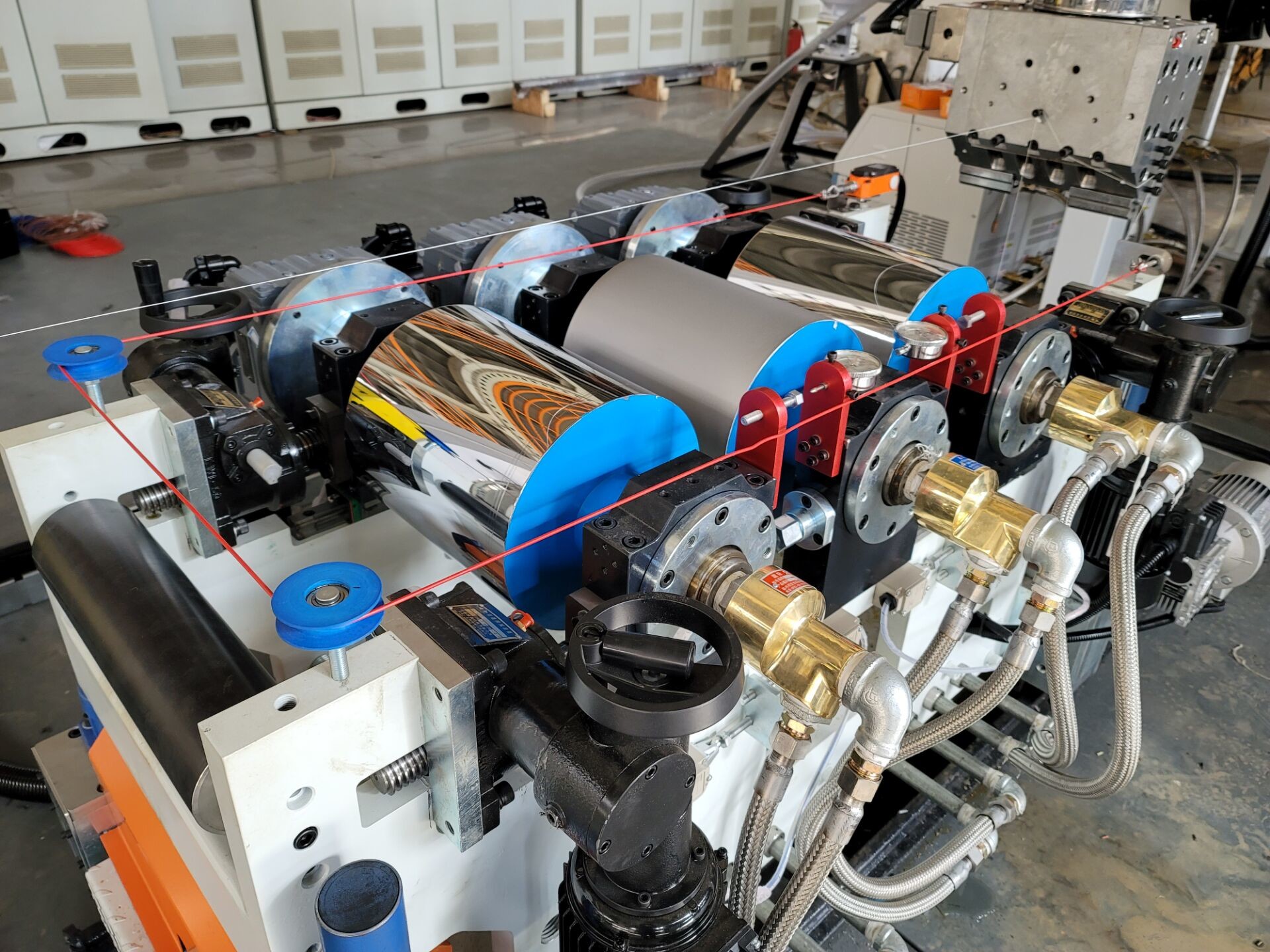 AF-200mm PP PE Sheet Extrusion Machine , Lab Sheet Extrusion Machine