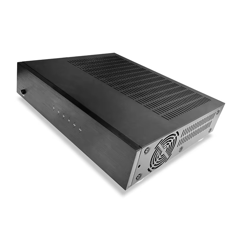 Powerful Multi Zone Stereo Amplifier 19 Inch Rack Mount 900 Watts With Speaker Selector Volume Control