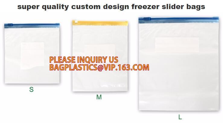 Large Zip lockk Resealable Zipper Jumbo size Plastic Storage poly Bags with white block to label, Double tracking Zip lockk