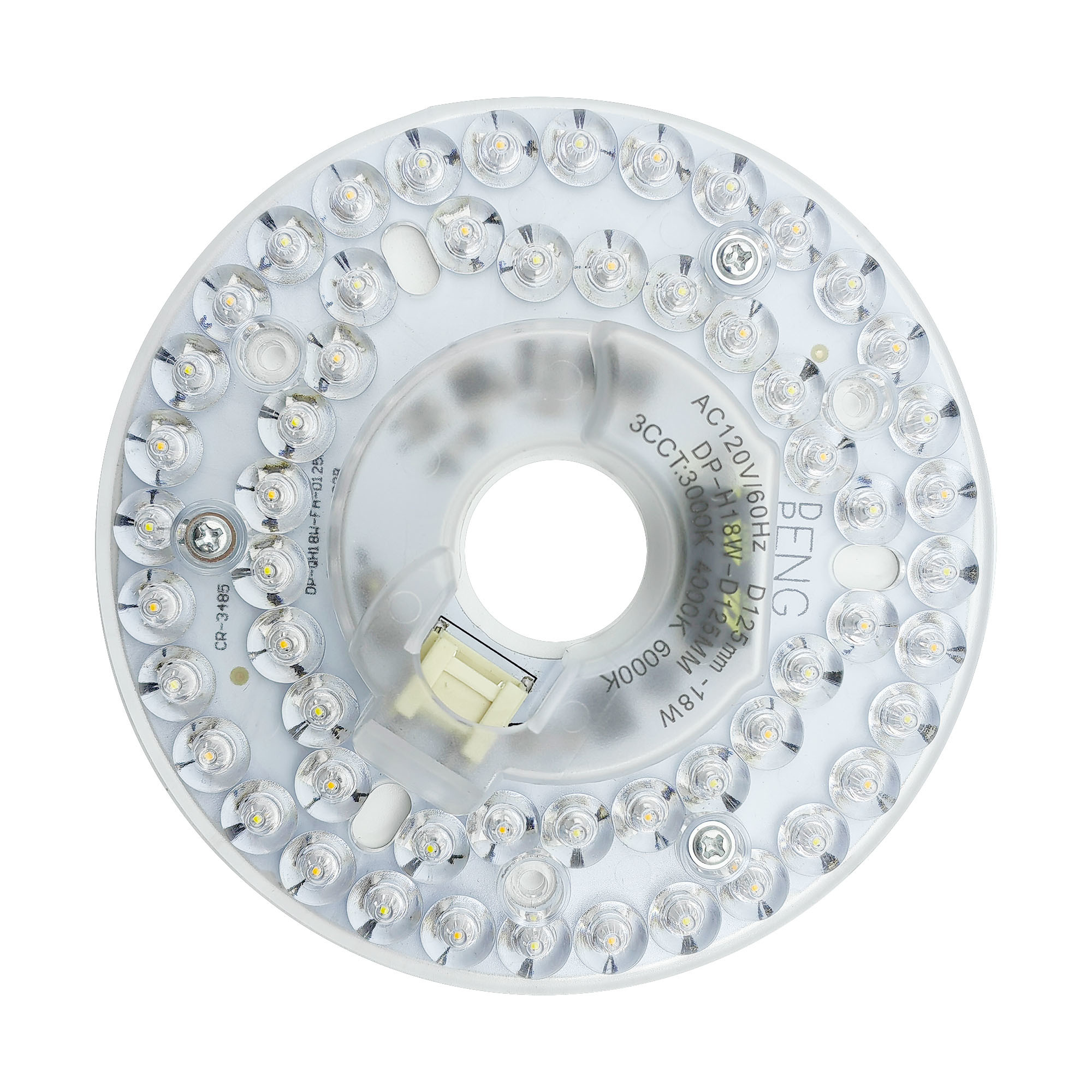 Quality 125mm 22W 4.92" Driverless  Dia125mm  ETL FCC Approved Led Ceiling Fan Light Replacement Ceiling Fan Led Light Kit for sale
