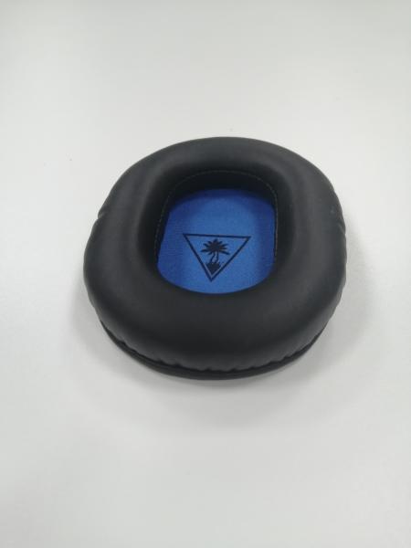PU protein leather ear cushion black color for the accessories headphone wired