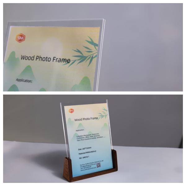 0.5 Vertical Acrylic Picture Frames Eco Friendly Personalized Acrylic Photo
