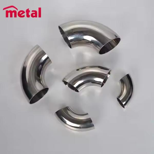 Metal Fitting 90 Degree Black Paint Seamless Stainless Steel Elbow Butt