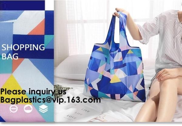 Xlarge Handle Bags Reusable Washable Foldable Folding Reusable Shopping Bags,