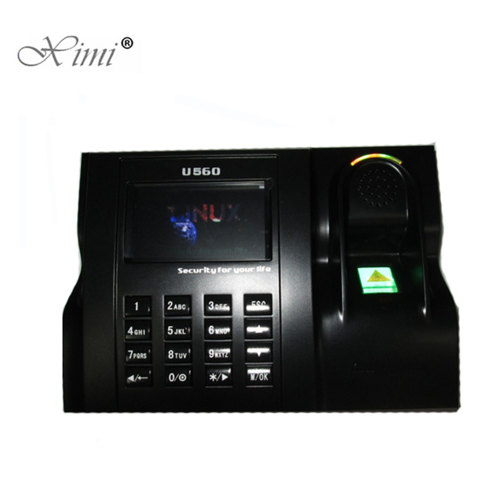 ZK U560 Linux System Biometric Fingerprint Time Attendance And Time Clock With IC Card Time Attendance Recorder
