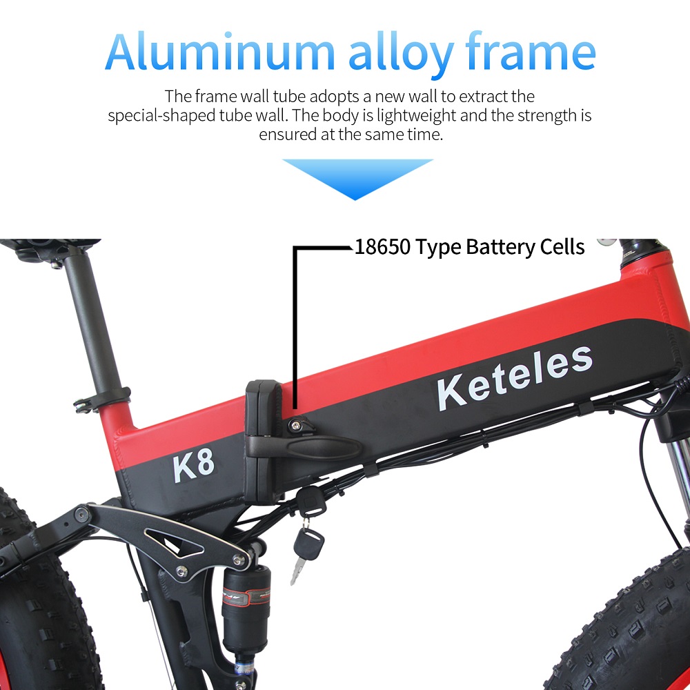 High Quality 26x4.0 inch Fat Tire Folding E-Bike 1000W Motor 13AH Lithium Battery 21-Speed Electric Bike Drop Shipping Available