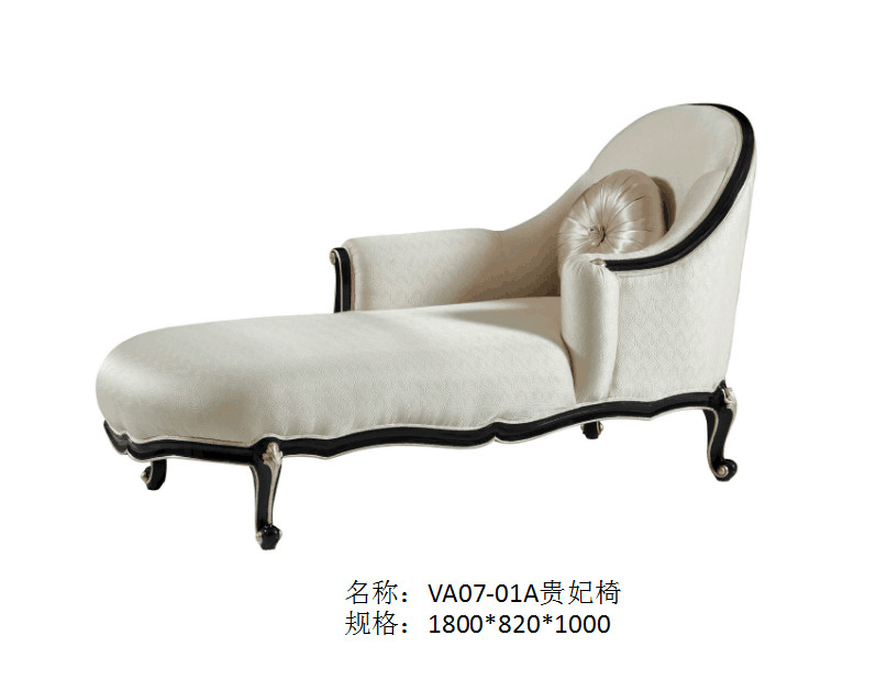 Luxury leather Sofa bench sofa for Villa house Bedroom furniture and living furniture