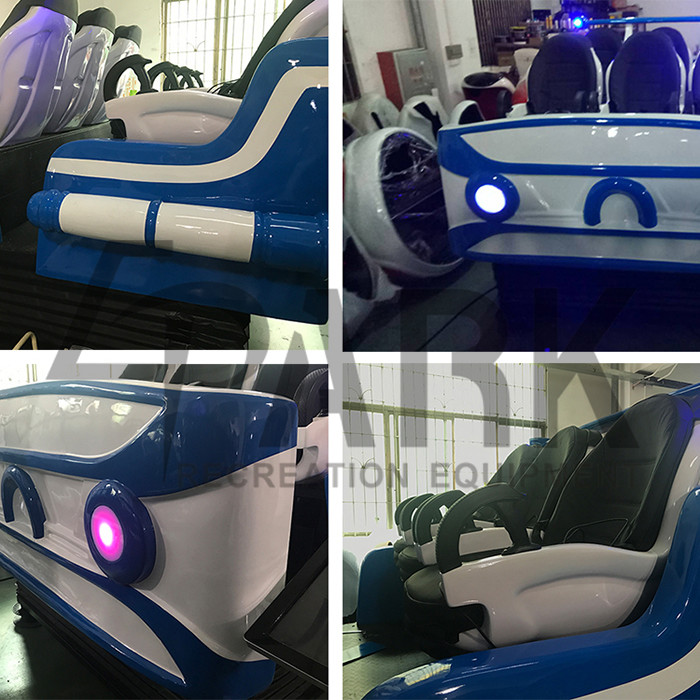 110V / 220V 9D VR Simulator Virtual Reality Rides For 6 Players