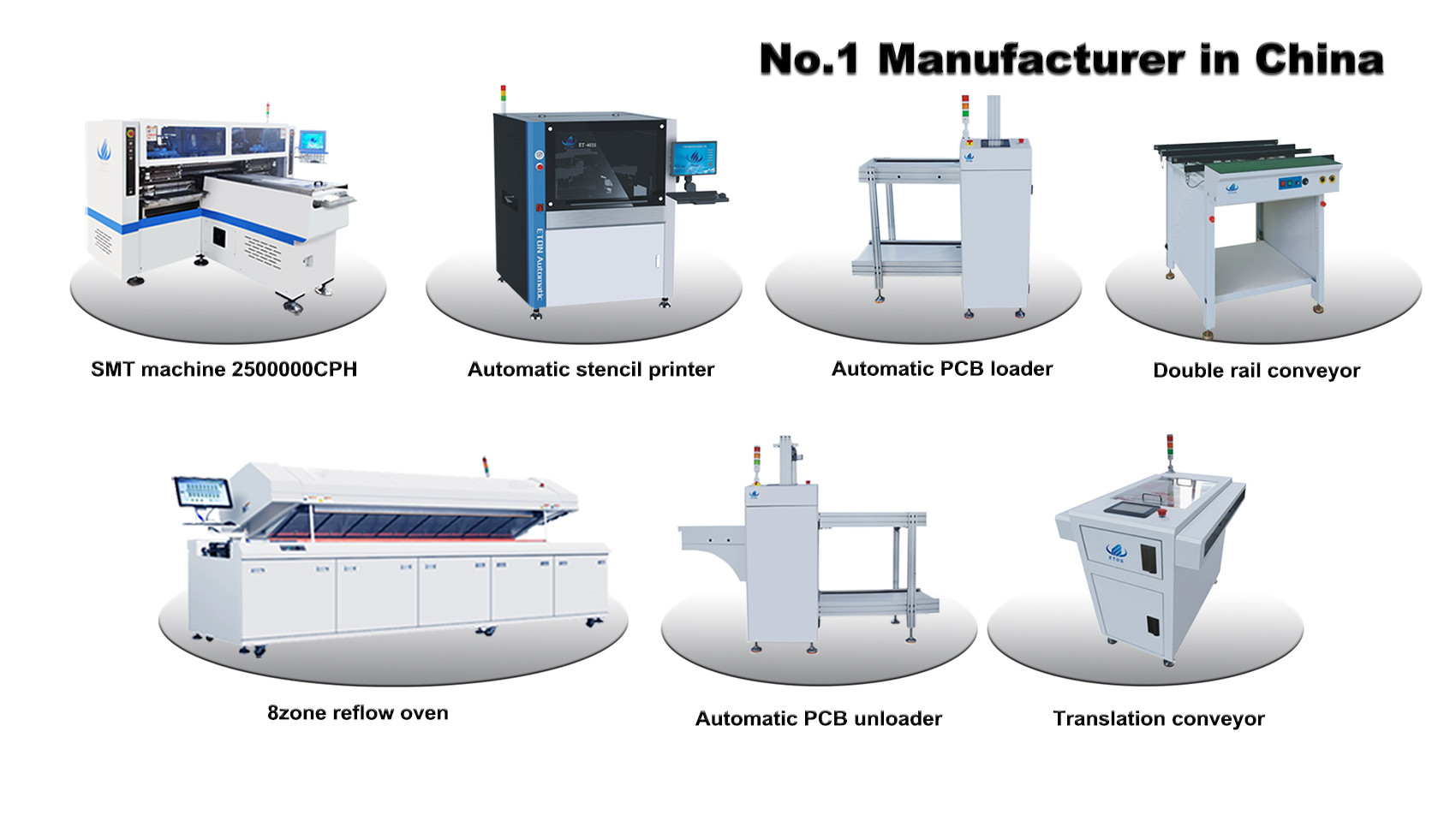 led lamp making machine of 68 heads full automatic led flexible strip SMT pick and place machine