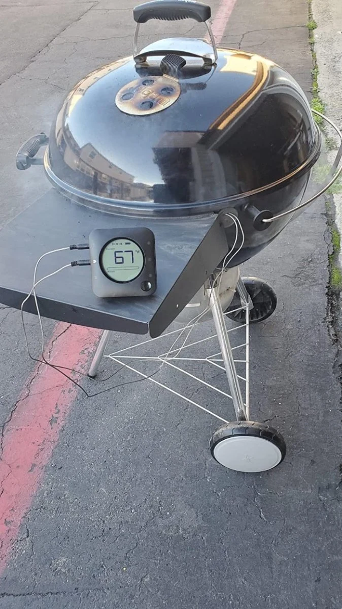 6 Meat Probe Wireless Meat Thermometer Cooking Food Meat Thermometer Wireless for Smoker BBQ Grill Thermometer