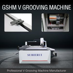 Signage CNC V Cutting Machine Hydraulic Automatic V Grooving Machine 1240