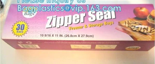 Zipper Seal Food Storage Bag, Zipper Seal Freezer Bag, Zipper Seal Food Storage