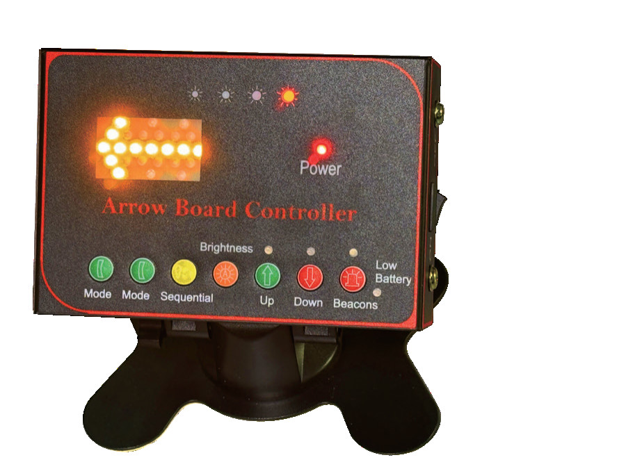 LED Arrow Traffic Control Board for Construction Zone with Portable Trailer