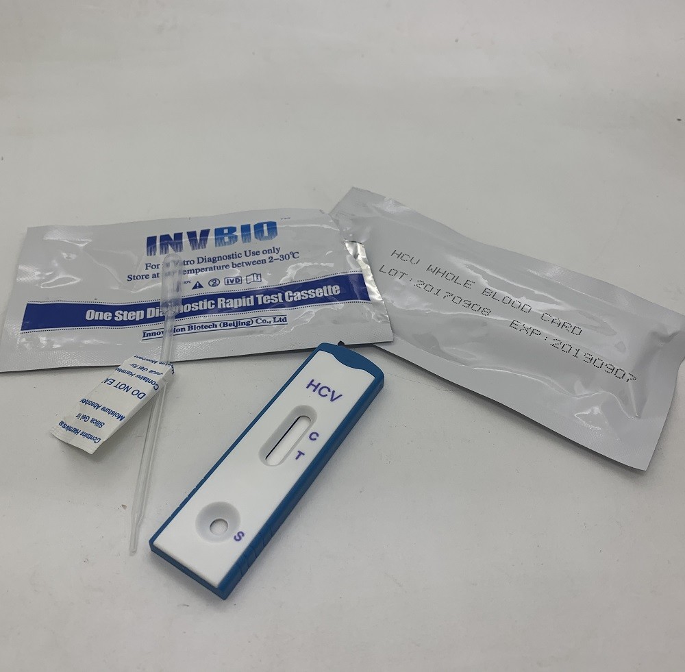 CE Marked Infectious Disease Rapid Test Kits HCV Hepatitis C Antibody Colloidal Gold