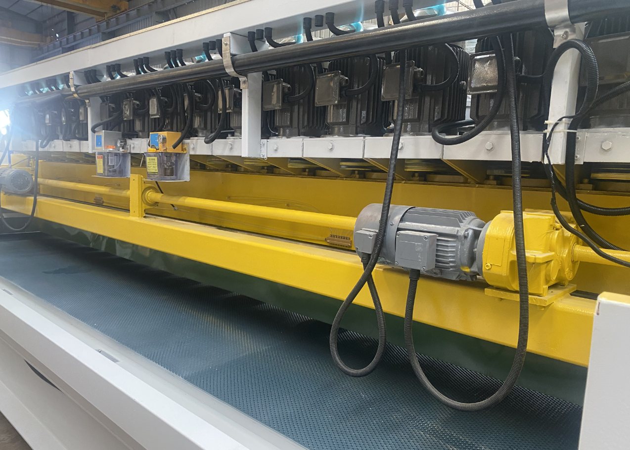 Automatic Line Polishing Machine For Granite Disc / Granite Slab / Stone Fabrication