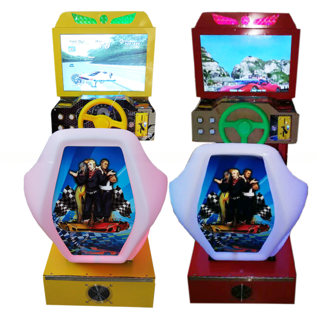 1 Players Mini Car Racing Game Machine Kids Outrun Arcade Machine