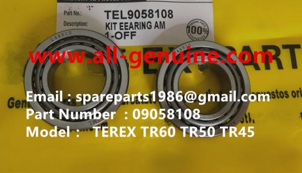 TEREX 09058108 BEARING KIT OFF HIGHWAY NHL DUMP TRUCK TR35 TR50 TR60 TR100 3305B