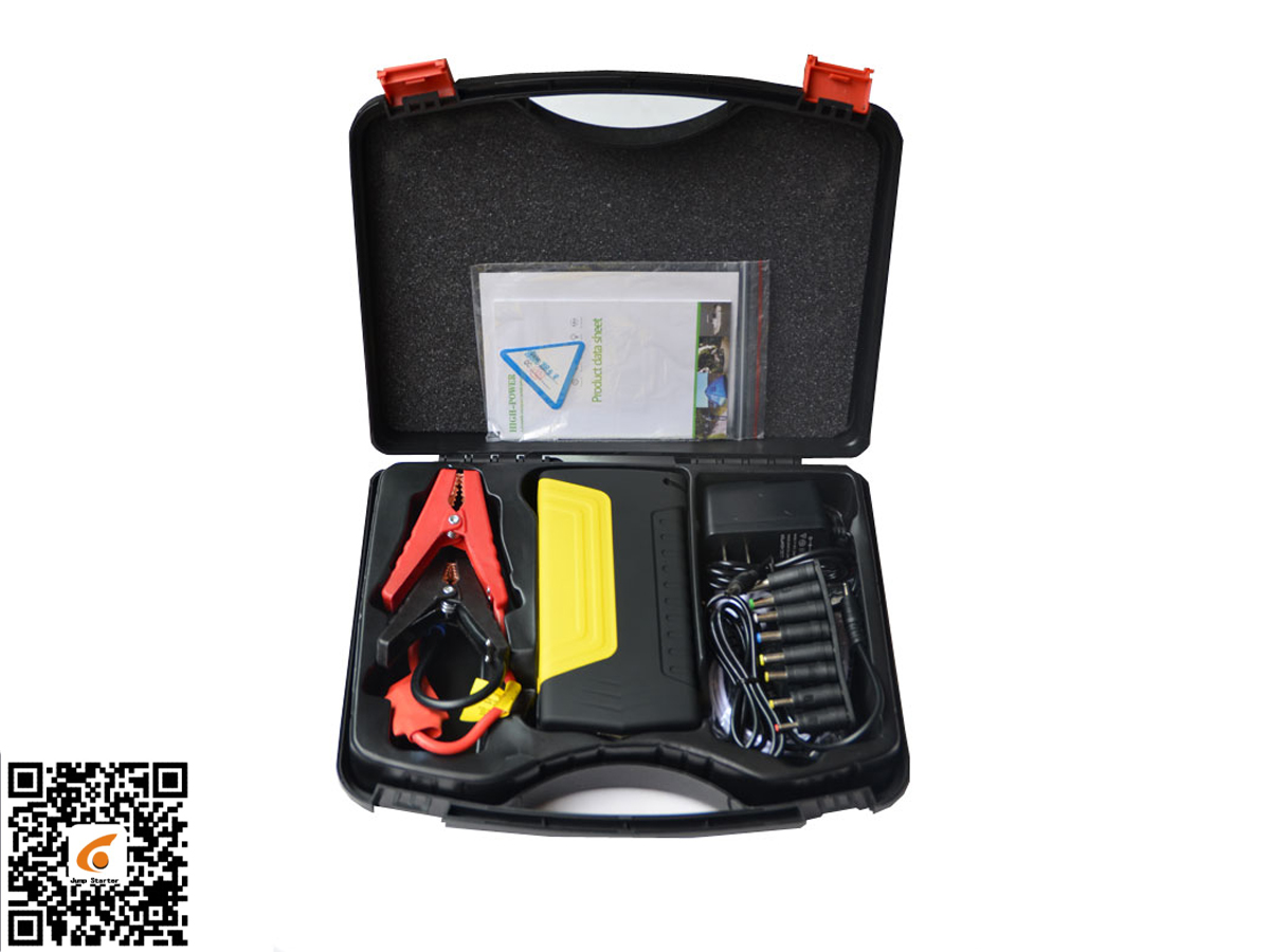 Small Battery Emergency Multifunction Jump Starter with 3*1W LED Lights