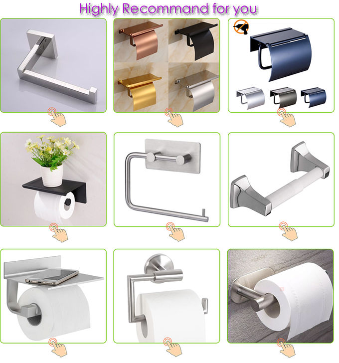 Electroplating Rose Gold Detachable ABS Tissue Paper Holder