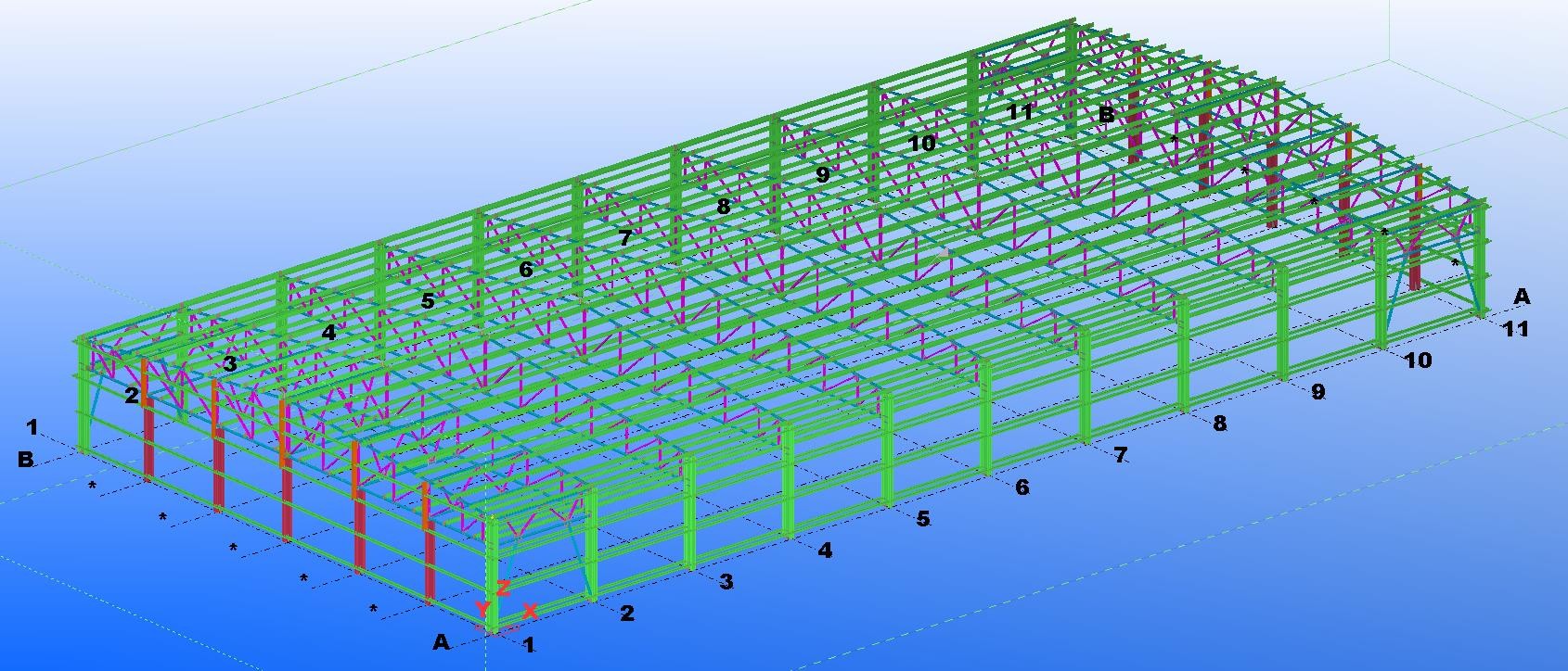 High Efficiency High Stability Steel Frame Warehouse Durable