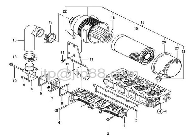 Truck Engine Parts For Nissan SD23 Diesel Engine Piston Set / Piston Ring 12010-T6212