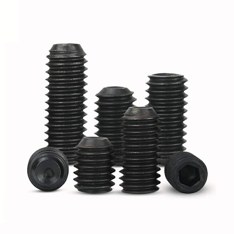 3mm-50mm Black Oxide Flat End Hexagon Socket Set Screw DIN 913/DIN 914/DIN 915/DIN 916
