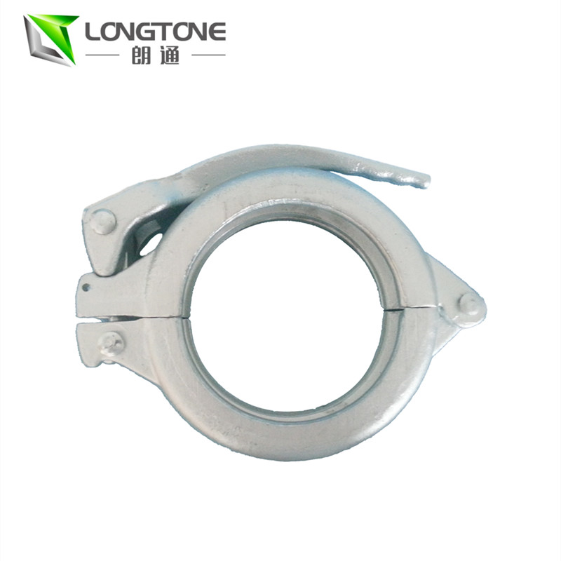 DN150 Sany Concrete Pump Parts , Bolt Clamp Sealing Ring Painting