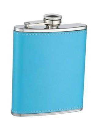 High-quality 5 OZ Hip Flagon/Stainless Steel Flagon Camping Leather-wrapped