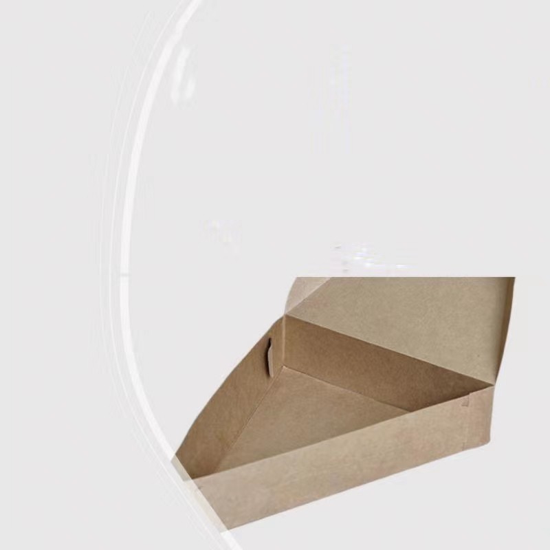 Eco Friendly Paperboard Food Folders Triangle Pizza Box CMYK/Pantone Printed Box
