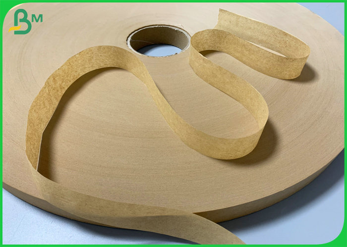 27mm White brown Kraft Wrapping Paper For Straw Packing 24g 28g 